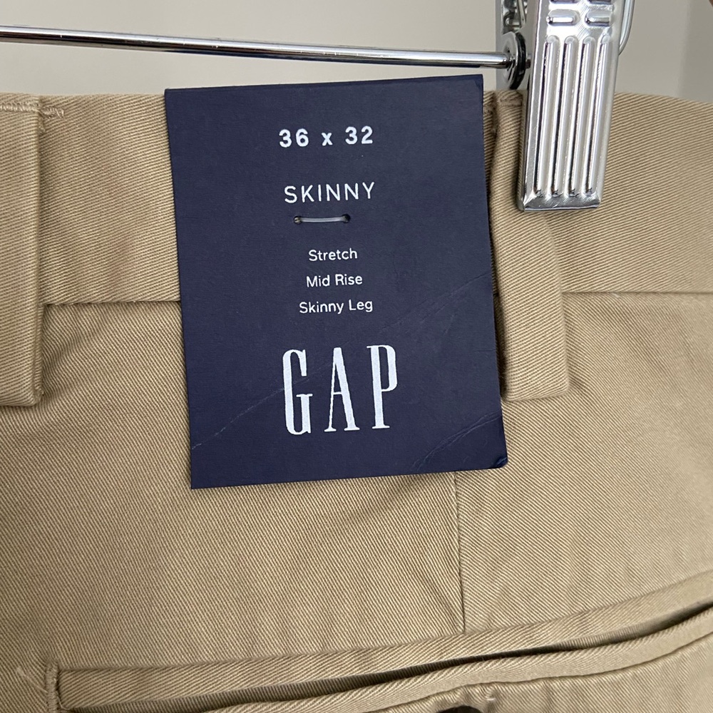 GAP Men's Tan Skinny Pants